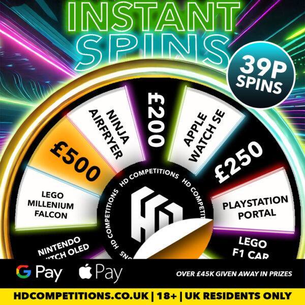 39p SPIN TO WIN